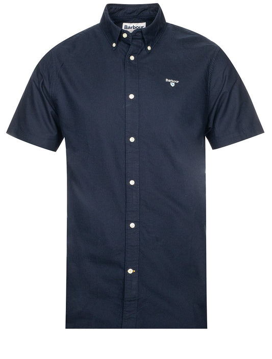 BARBOUR Oxtown Short Sleeve Tailored Shirt Navy