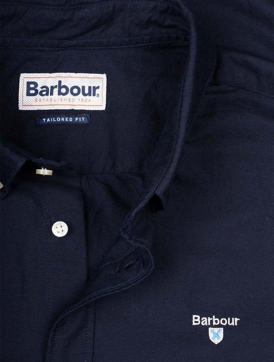 BARBOUR Oxtown Short Sleeve Tailored Shirt Navy