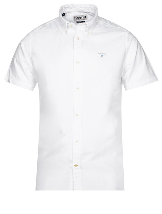 BARBOUR Oxtown Short Sleeve Tailored Shirt White
