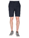 Barbour Navy Linen Shorts