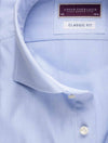 The Louis Copeland Classic Fit Double Cuff Shirt Blue