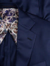 Louis Copeland Subtle Pattern Sports Jacket Blue 2 Button Single Breasted Soft Shoulder Patch Pockets 4