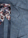 Louis Copeland Loro Piana Jacket Blue Single Breasted Soft Shoulder Patch Pockets 4