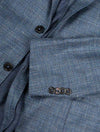 Louis Copeland Loro Piana Jacket Blue Single Breasted Soft Shoulder Patch Pockets 5