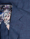 Louis Copeland Loro Piana Summertime Suit Blue 2 piece 2 button notch lapel soft shoulder flap pockets 4