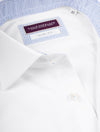 Nebraska Slim Fit Pin Point Shirt White