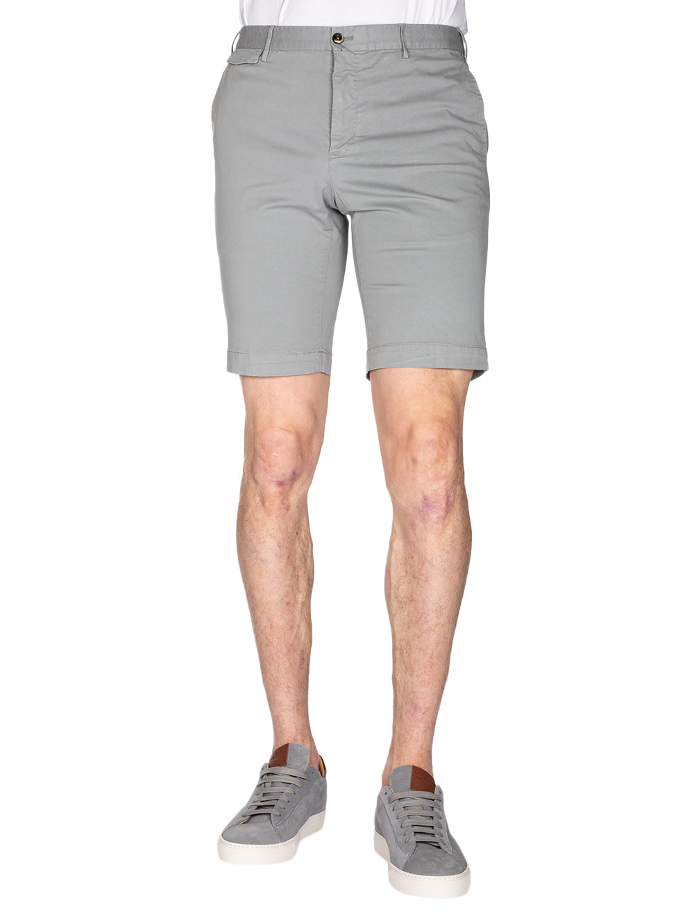 Pt01 Cotton Shorts Grey MI