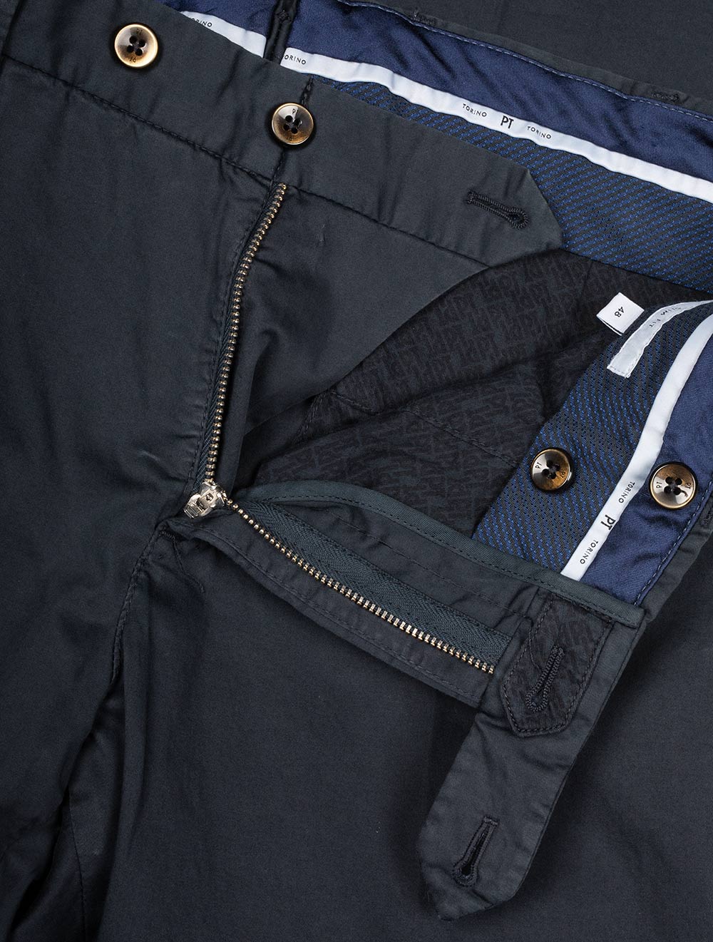 Pt01 Light Stretch Gabardine Trouser Navy AI5