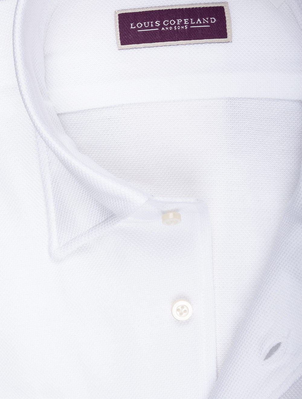 Pique Jersey Shirt White