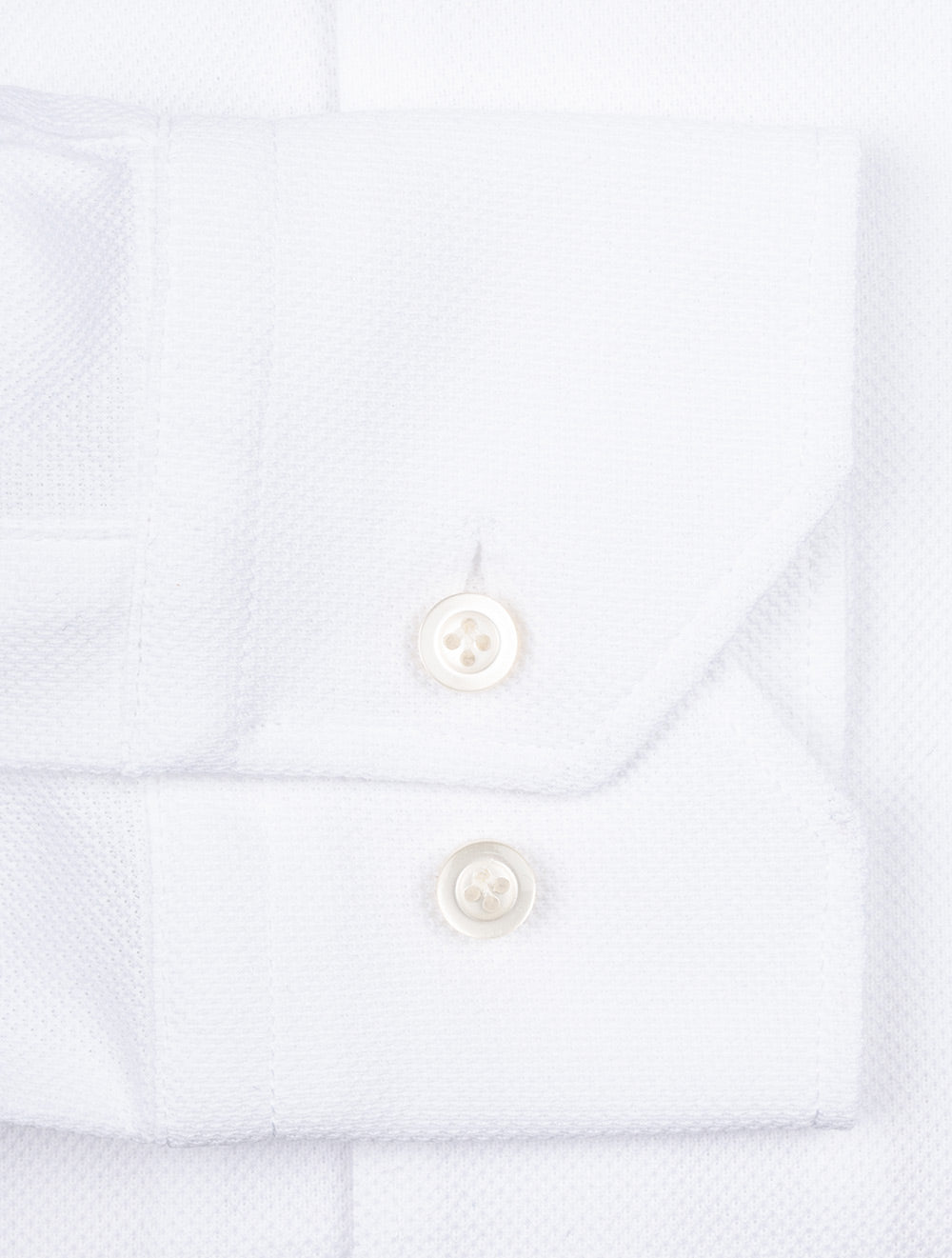 Louis Copeland Pique Jersey Shirt White AI3