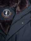 Antoine Hooded Jacket Blue Black