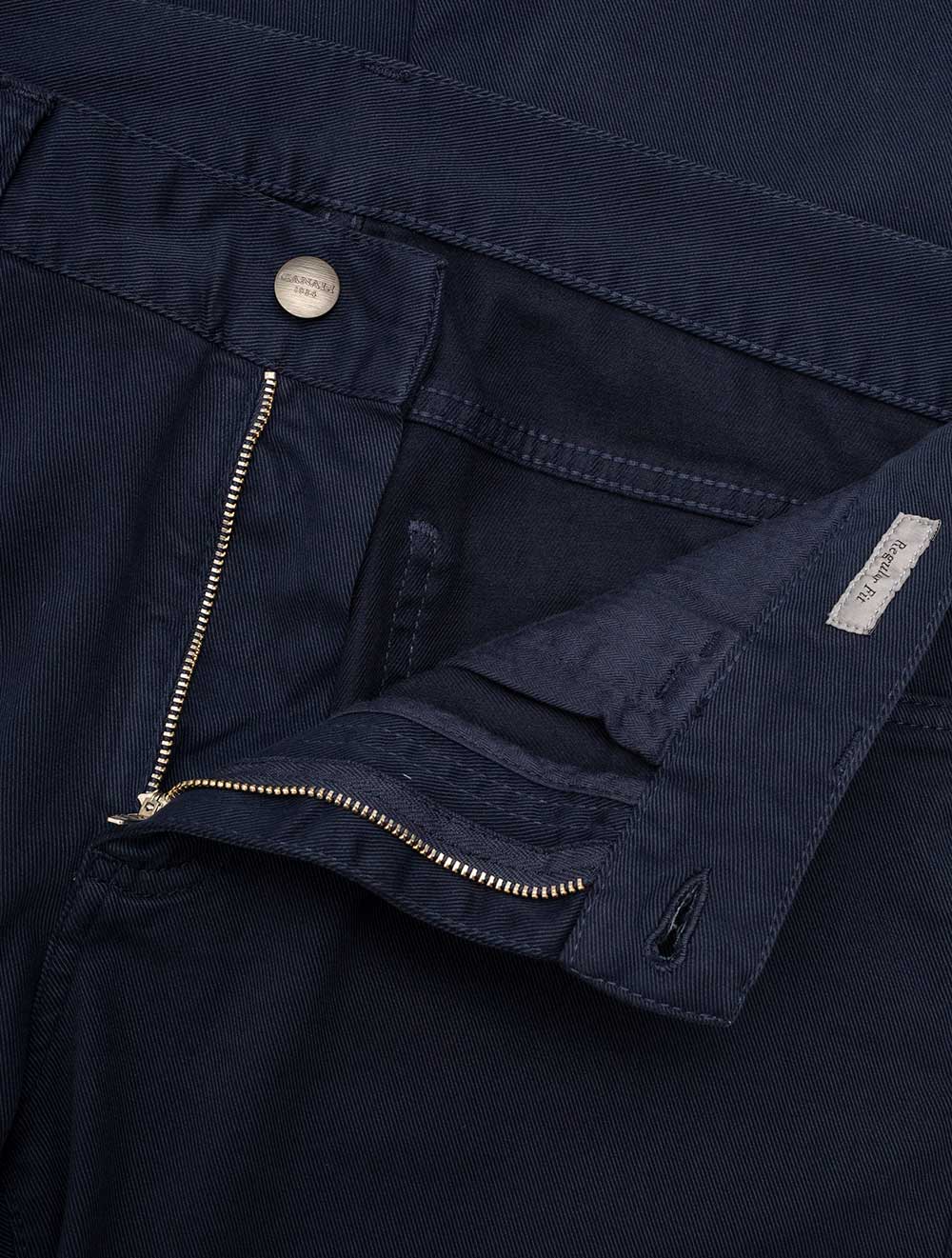 Canali 5-Pocket Chino Blue AI3