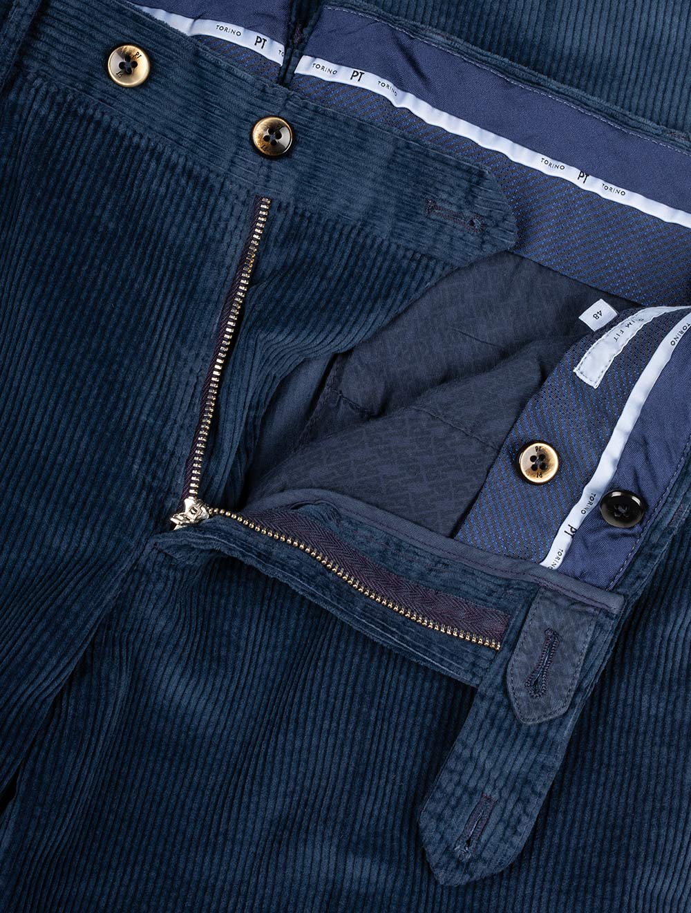 Pt01 Cord Pants Blue AI5