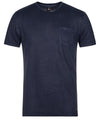 Wahts Linen Pocket T-shirt navy