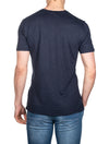 Wahts Linen Pocket T-shirt navy