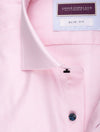 Slim Fit Pinpoint Shirt Pink