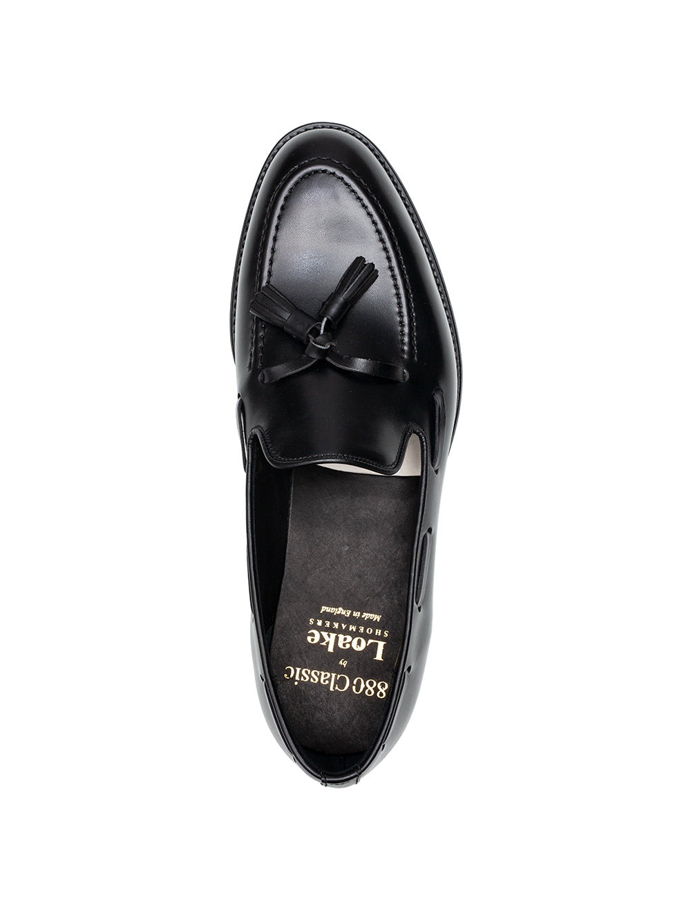 Loake Shoe Makers Russell Tassel Loafer Black AI4