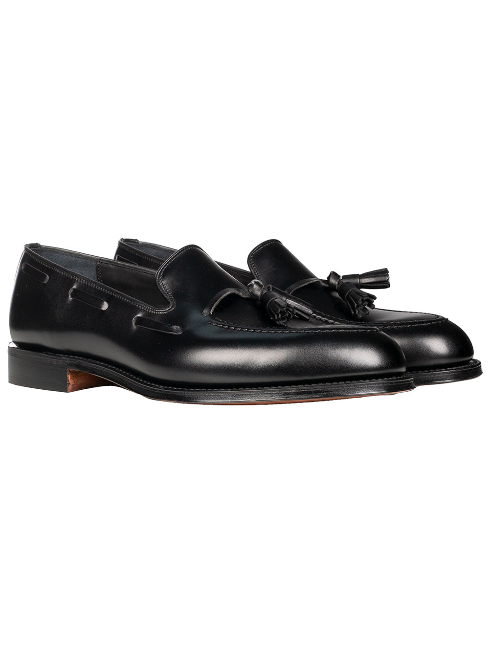 Loake Shoe Makers Russell Tassel Loafer Black MI