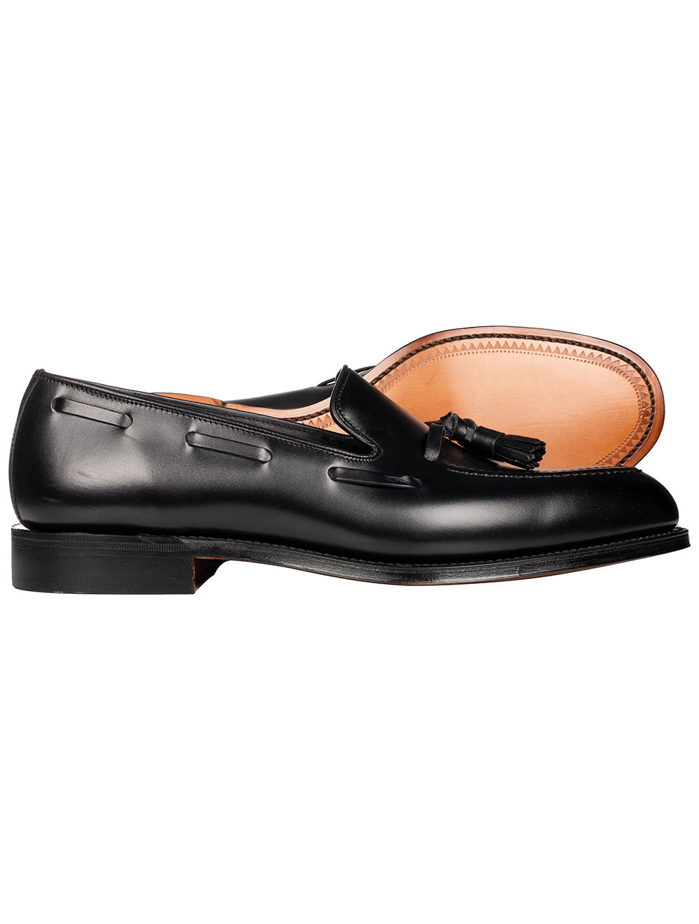 Loake Shoe Makers Russell Tassel Loafer Black AI1