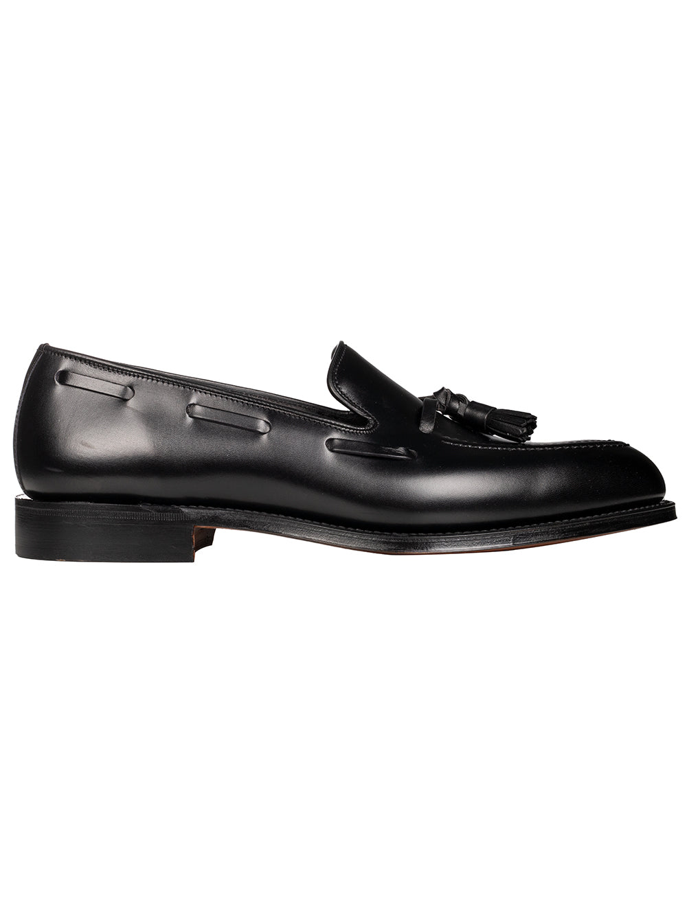 Loake Shoe Makers Russell Tassel Loafer Black AI2