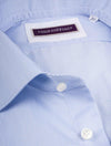 Louis Copeland Hairstripe Classic Fit Shirt Blue