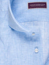 Louis Copeland Blue Beach Boys Linen Shirt