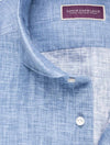 Louis Copeland Navy Beach Boys Linen Shirt
