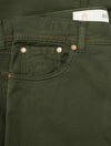 RICHARD J BROWN Luxury Cotton Cashmere Jeans Green