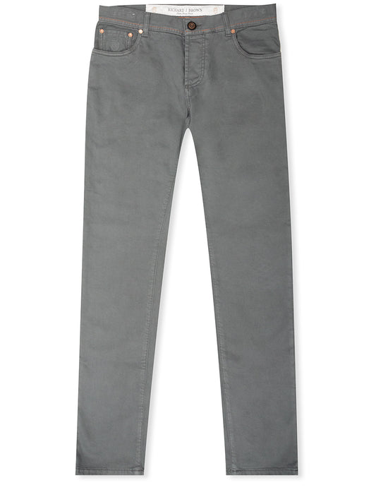 Luxury Cotton Cashmere Jeans Grey