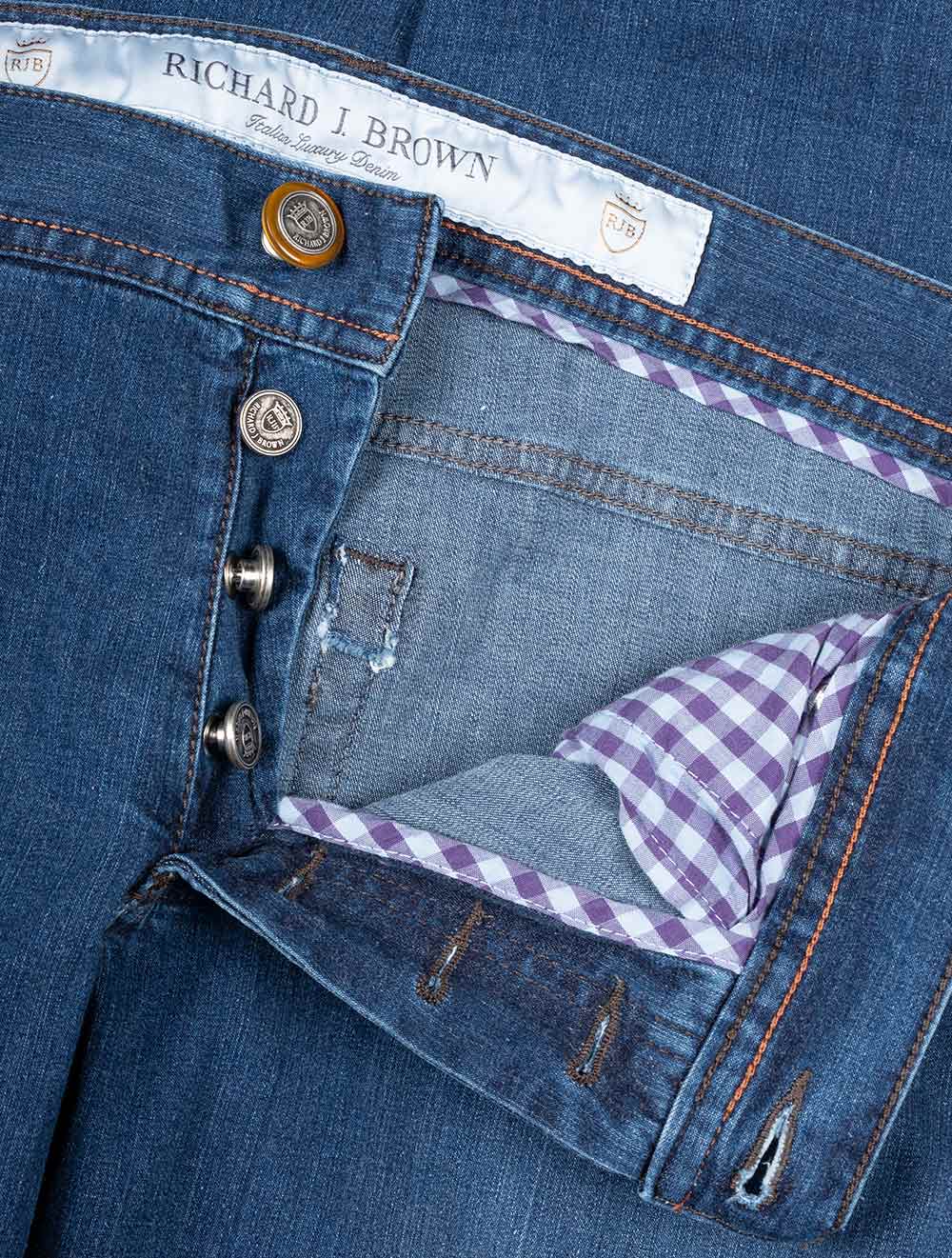 Richard J Brown Rising Sun Japanese Denim Jean Blue AI3