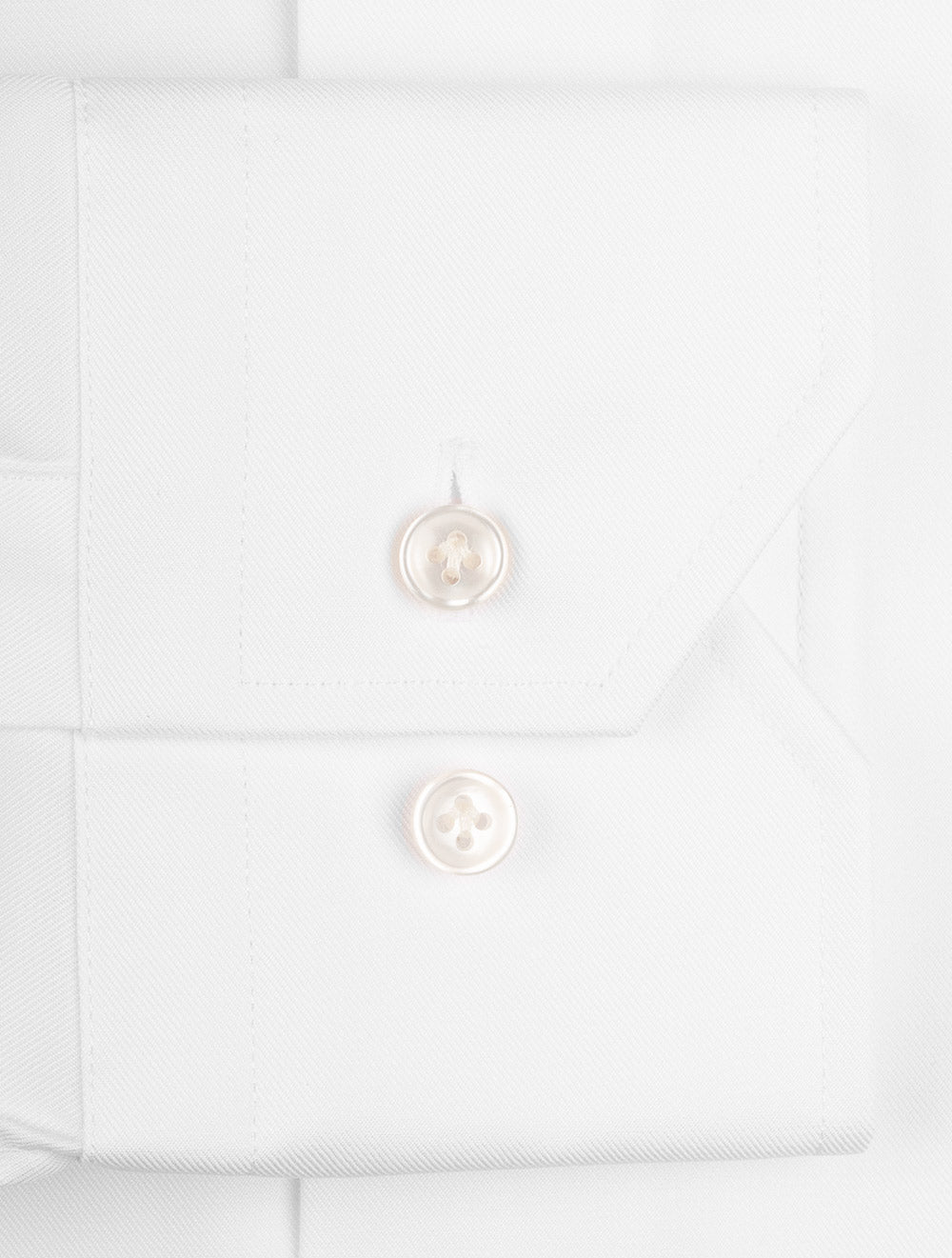 Louis Copeland Journey Slim Fit Single Cuff Shirt White AI3