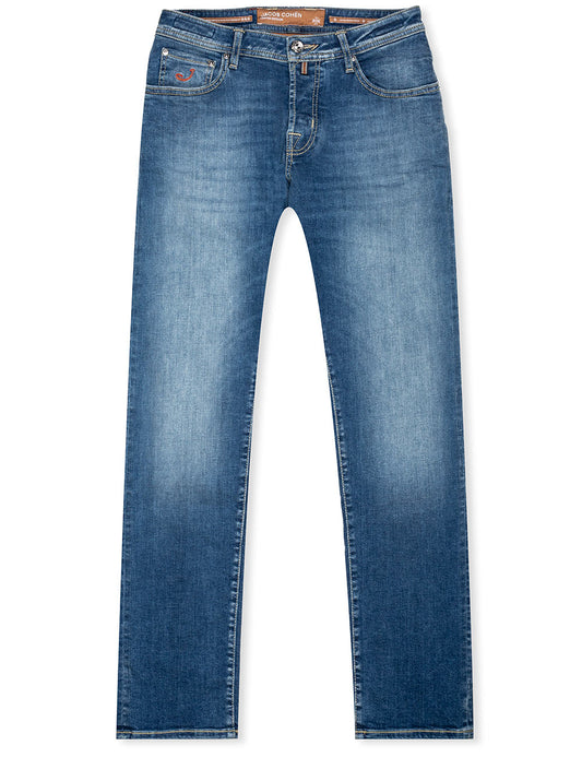 JACOB COHEN Limited Edition Nick Red Badge Blue Jeans
