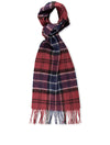 BARBOUR Wool Cashmere Scarf Cordovan