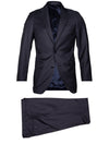 Louis Copeland Classic Suit Navy 2 piece 2 button notch lapel soft shoulder flap pockets 1