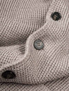 Maurizio Baldassari Brenta Knitted Jacket Sand 3 Button Patch Pocket Cardigan 6