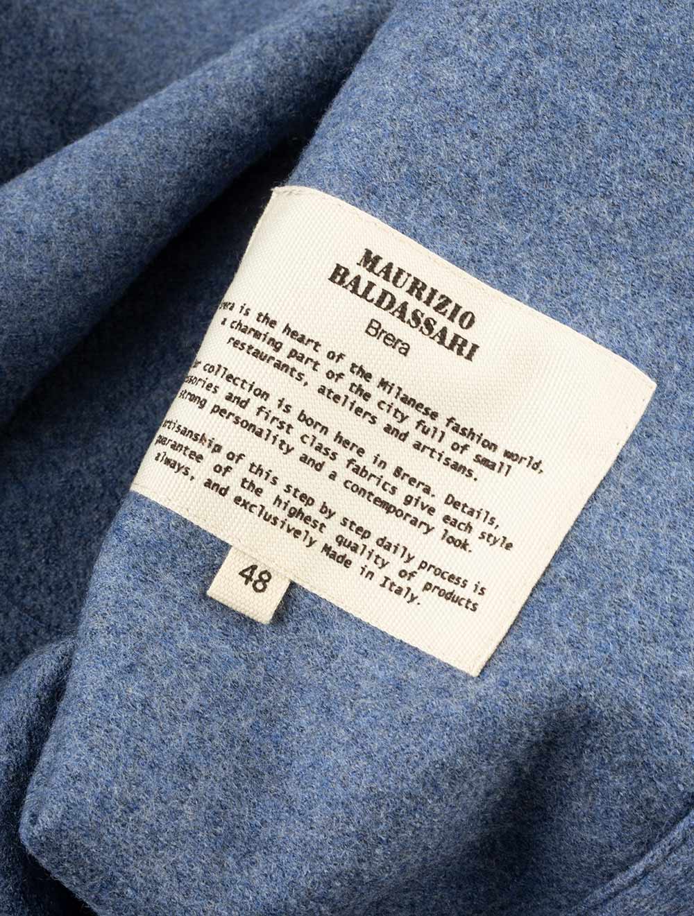 Maurizio Baldassari Classic Overshirt Blue AI6
