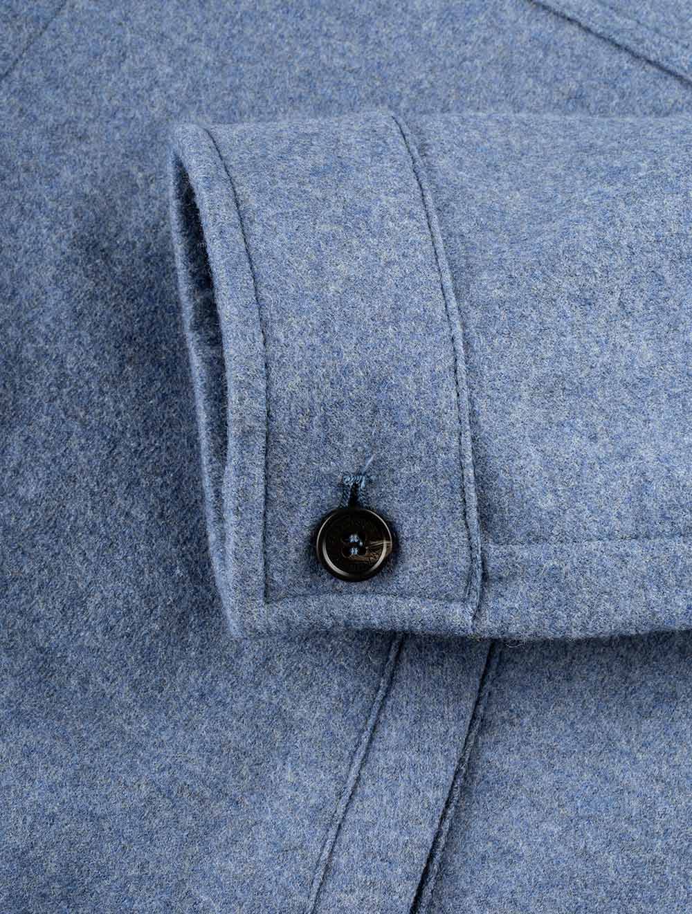 Maurizio Baldassari Classic Overshirt Blue AI4