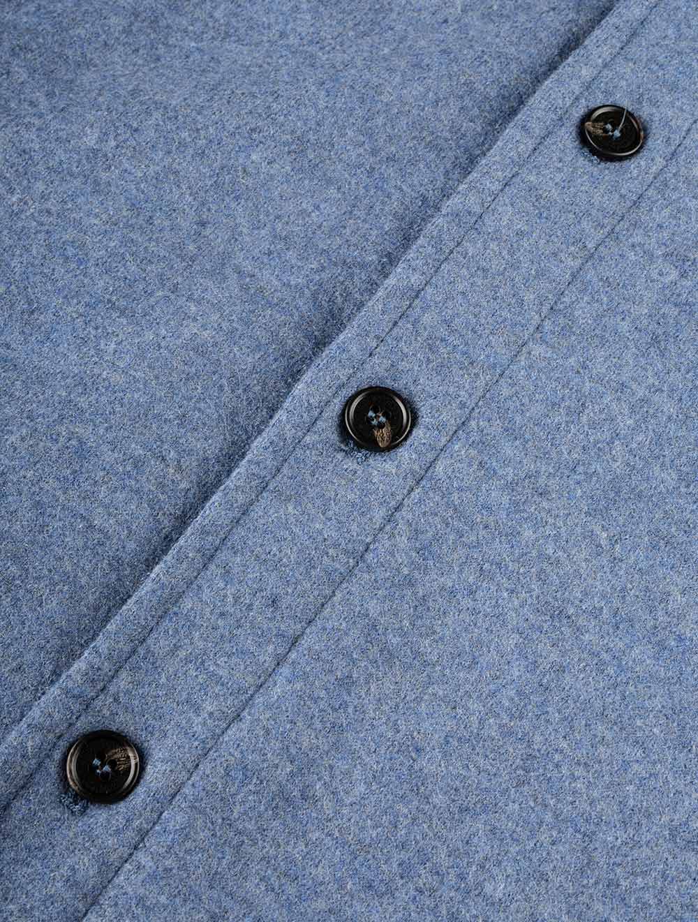 Maurizio Baldassari Classic Overshirt Blue AI5