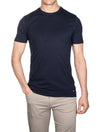WAHTS Navy Crew Neck T-shirt
